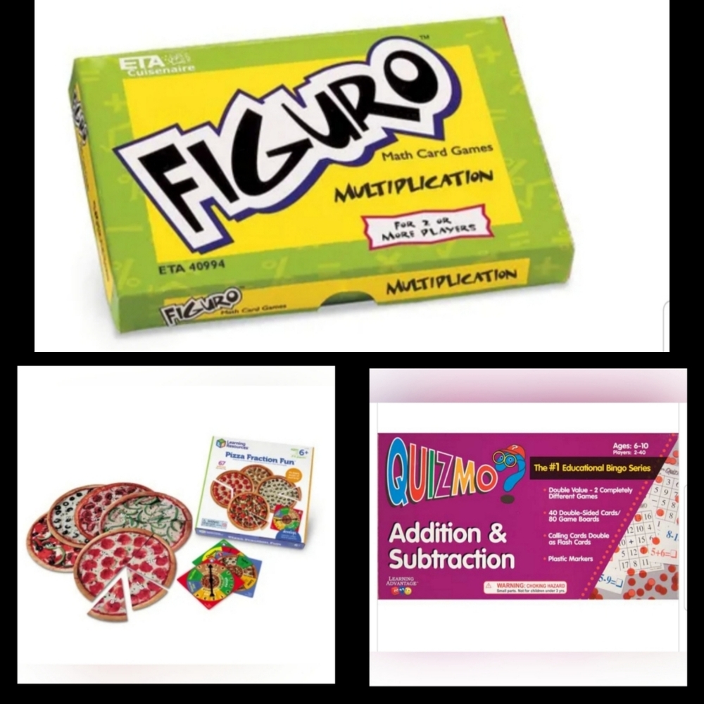 NEW! Educational Learning Games 3 pack NEW 12.13